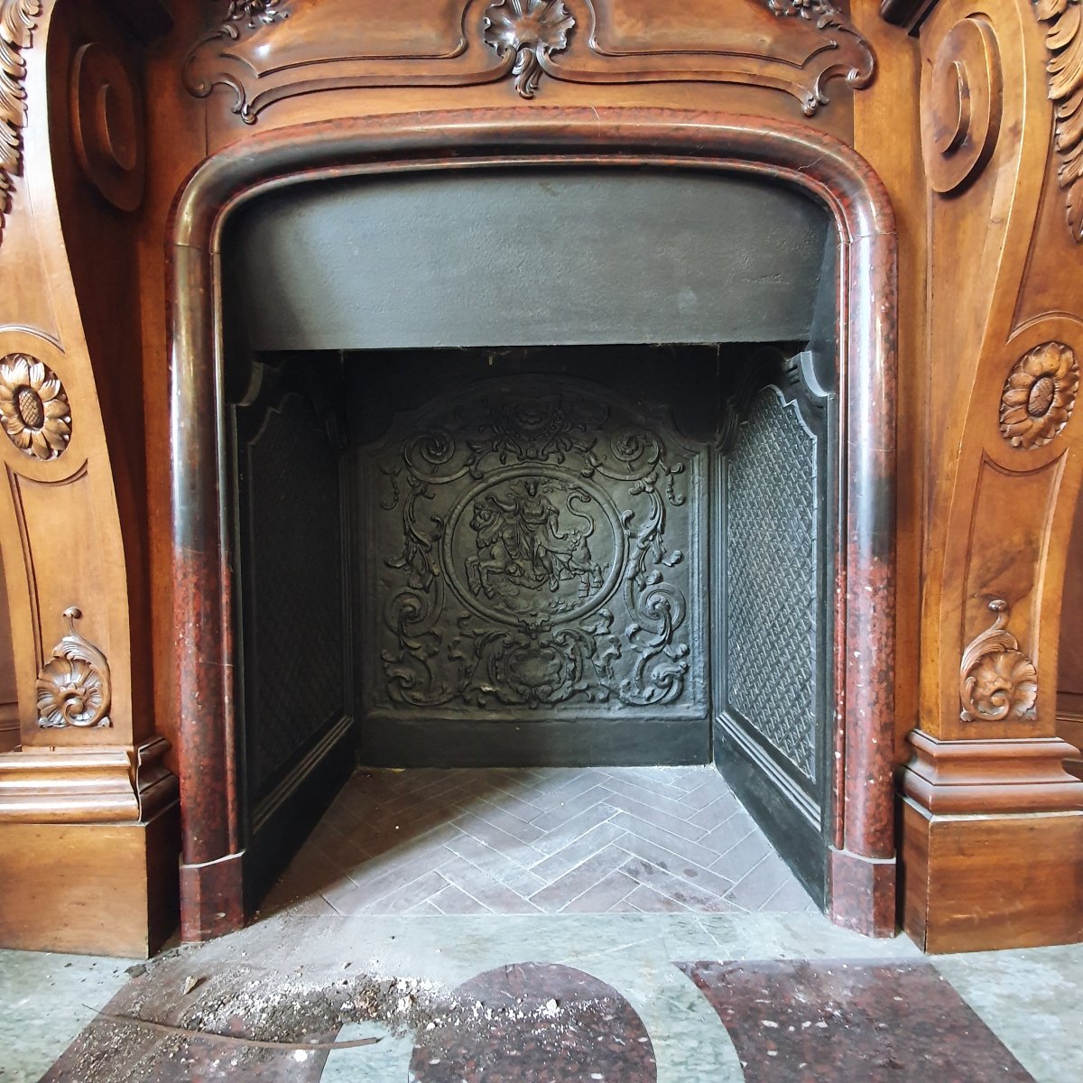 Renaissance Style Fireplace-photo-3