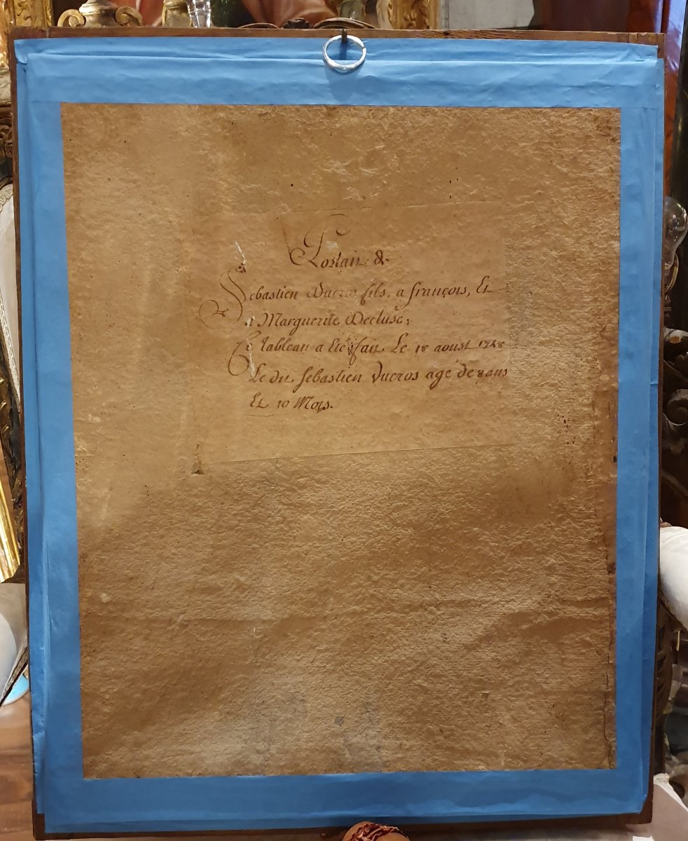 Children's Pastel Louis XV Period-photo-3