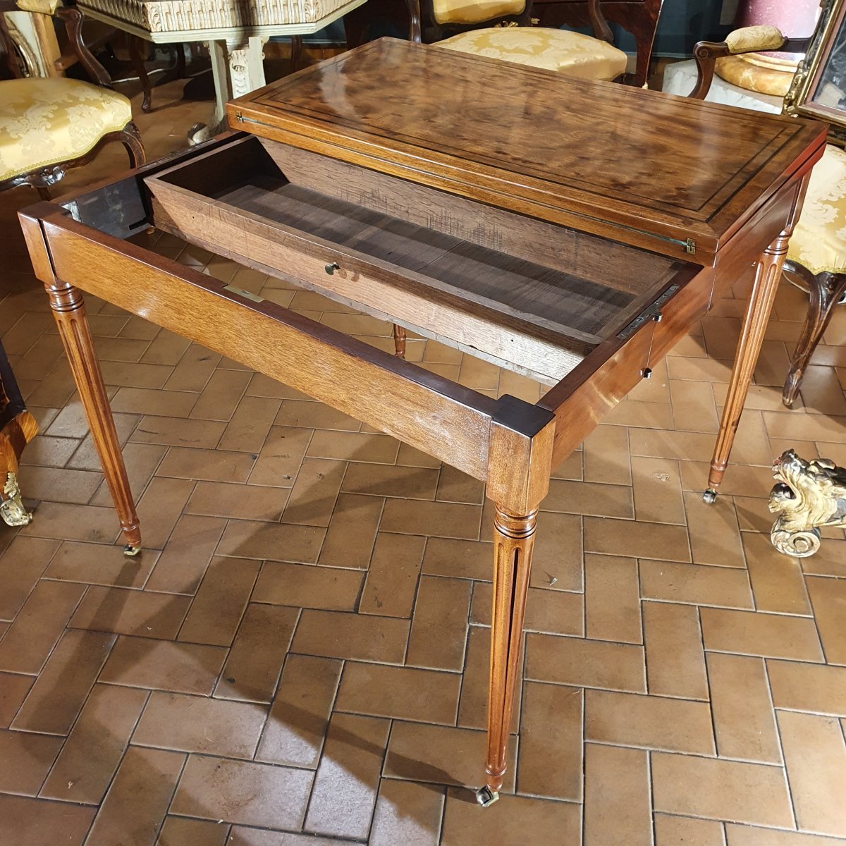 Louis XVI Period Game Table-photo-2
