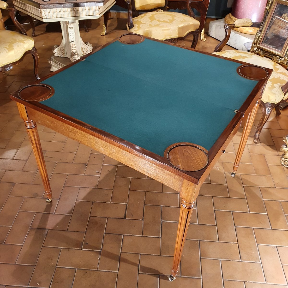 Louis XVI Period Game Table-photo-3