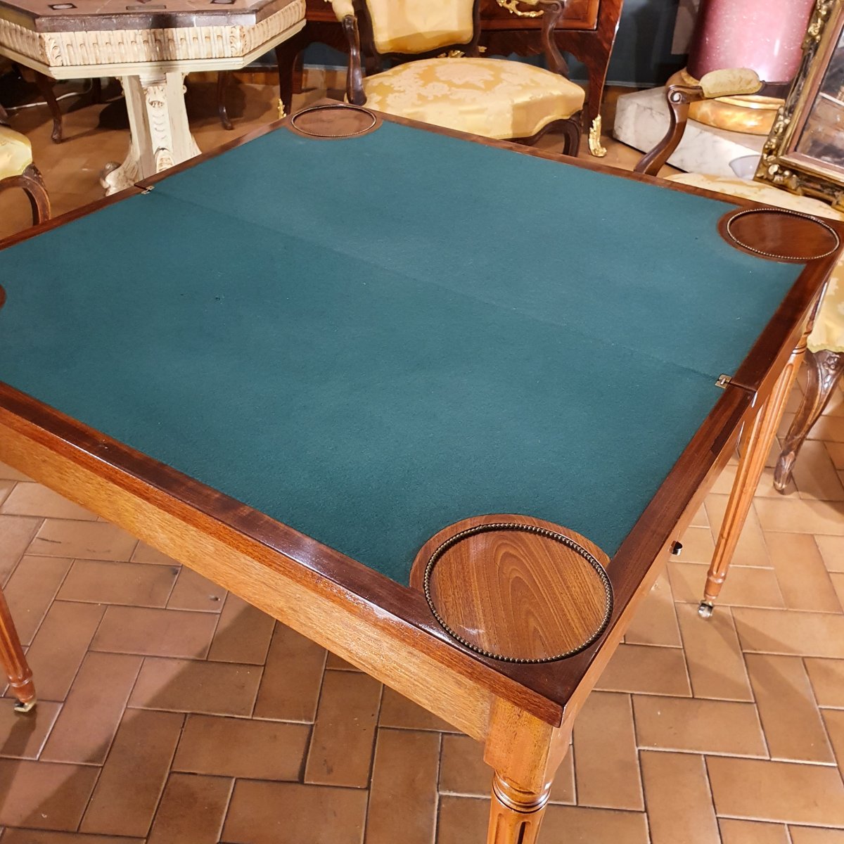 Louis XVI Period Game Table-photo-4