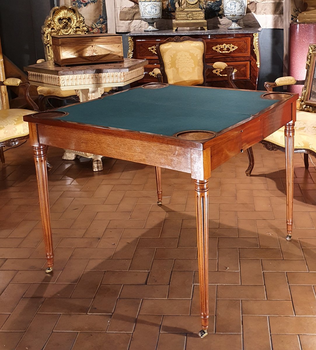Louis XVI Period Game Table-photo-1