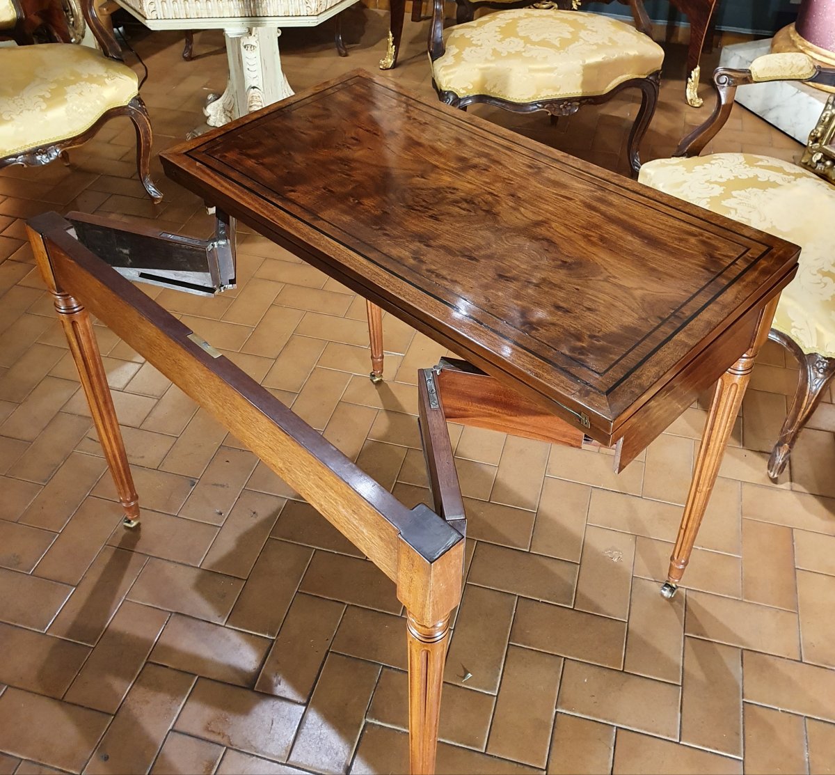 Louis XVI Period Game Table-photo-4