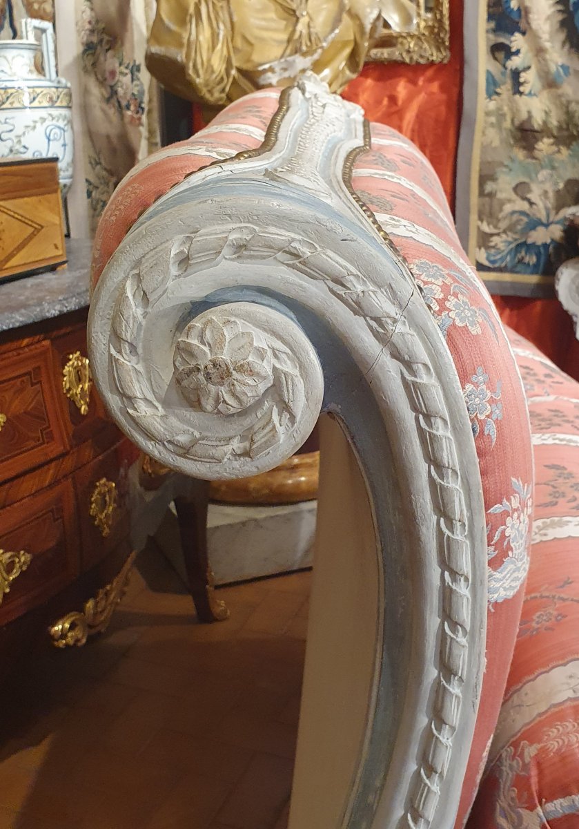 Important Lit à Crosses Epoque Transition-photo-3