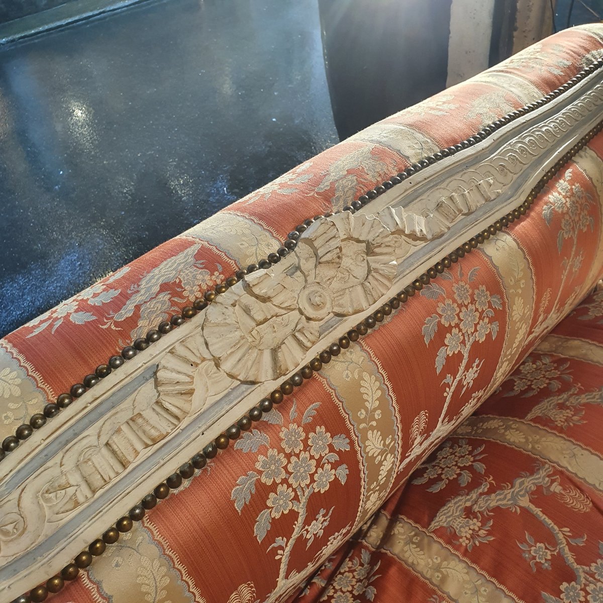 Important Lit à Crosses Epoque Transition-photo-1