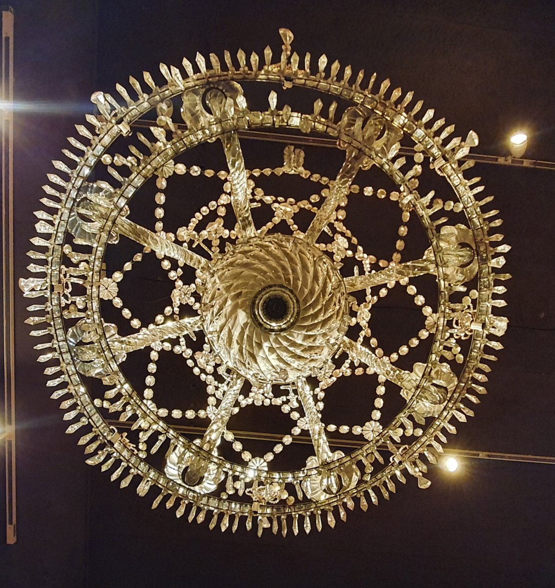 Chandelier At Eight Arms Of Lights XIXth Century-photo-3
