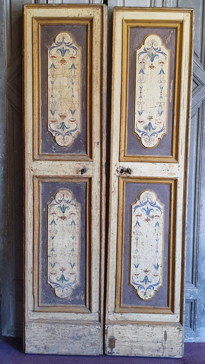 Suite De Six Paires De Portes XVIIIème Siècle-photo-2