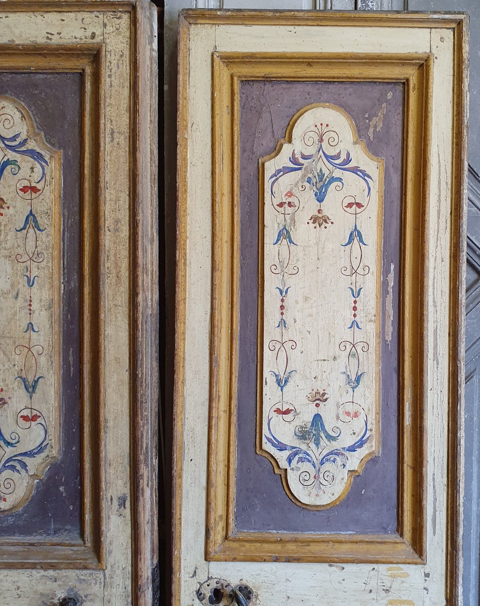 Suite De Six Paires De Portes XVIIIème Siècle-photo-3