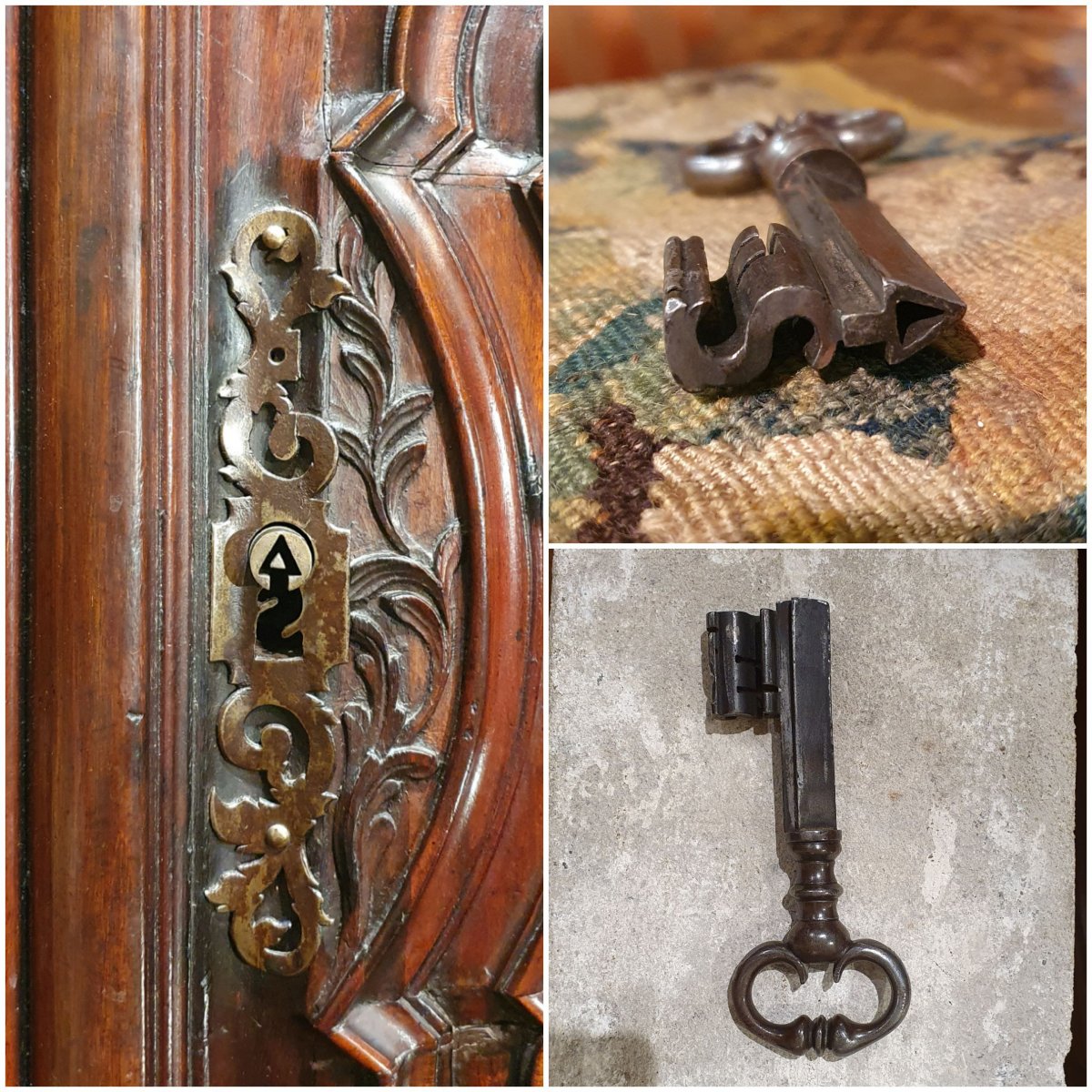 Importante Armoire Vallée Du Rhone Epoque Louis XV-photo-1