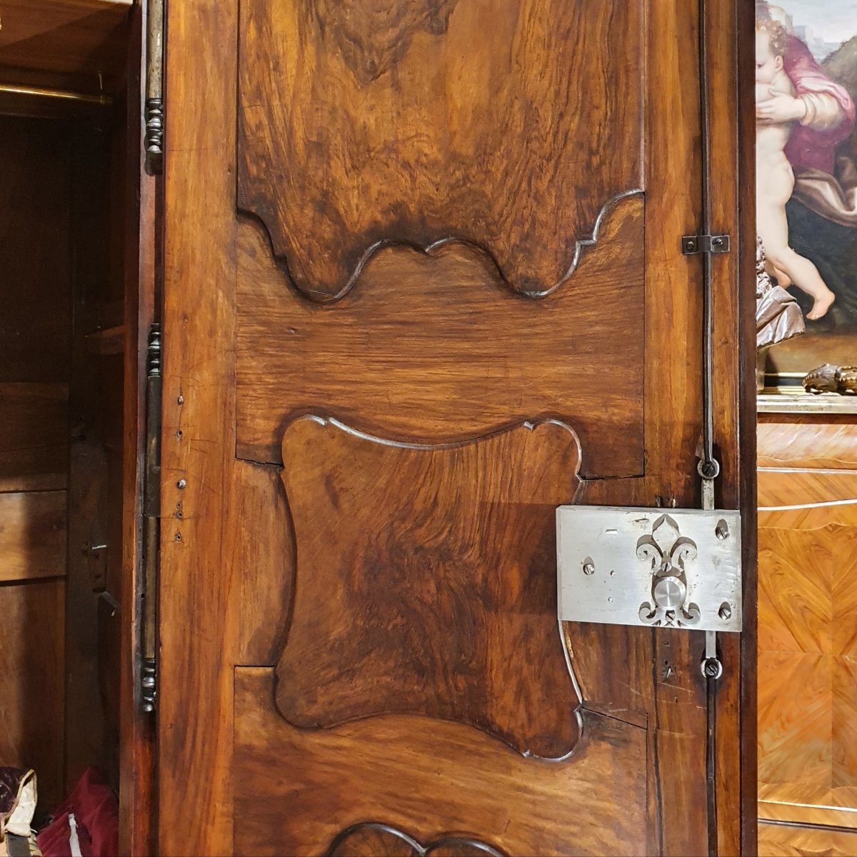 Importante Armoire Vallée Du Rhone Epoque Louis XV-photo-2