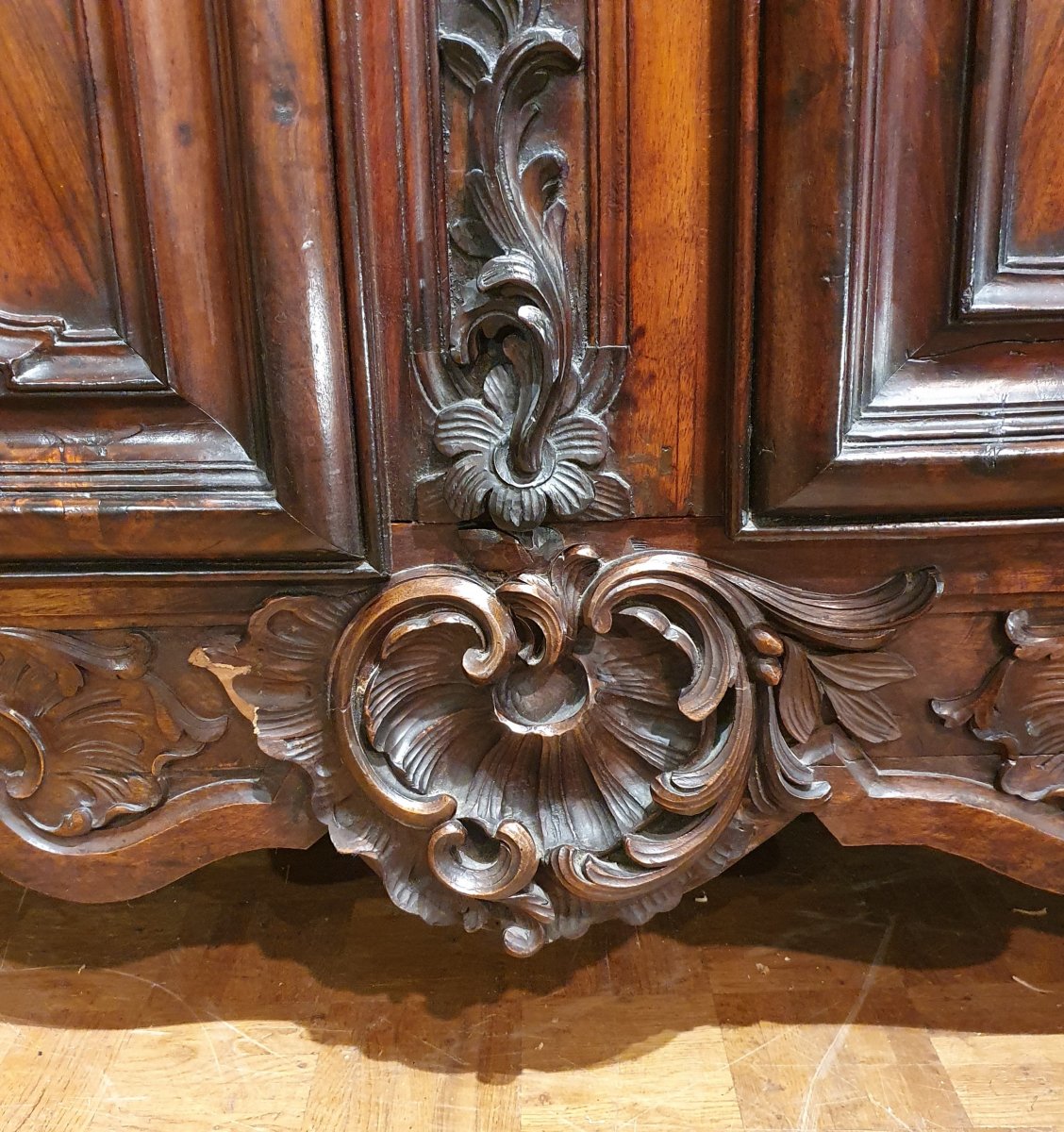 Importante Armoire Vallée Du Rhone Epoque Louis XV-photo-4