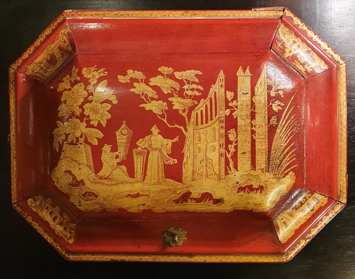 Rare Regency Period Wig Box-photo-2