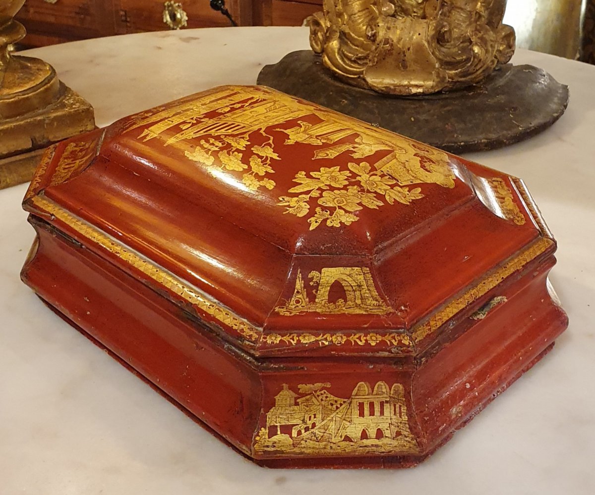 Rare Regency Period Wig Box-photo-3