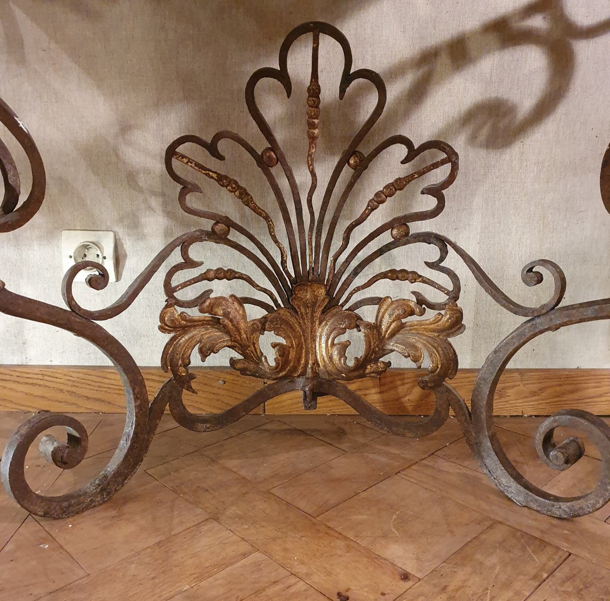 Console En Fer Forgé Epoque Louis XV-photo-3