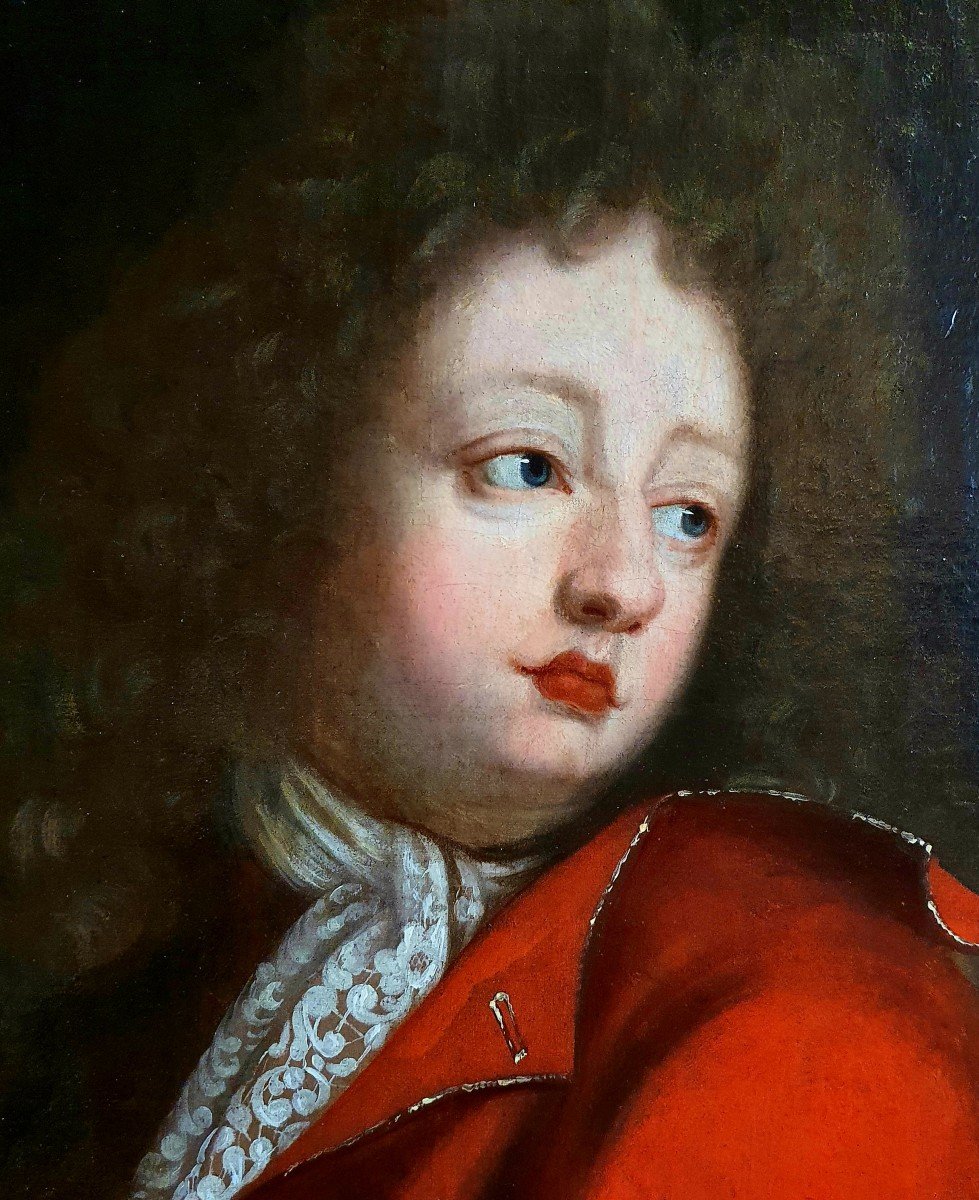 Portrait De Louis De France Epoque XVIIIème Siècle-photo-2
