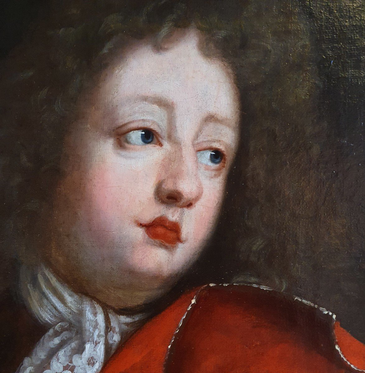 Portrait De Louis De France Epoque XVIIIème Siècle-photo-1