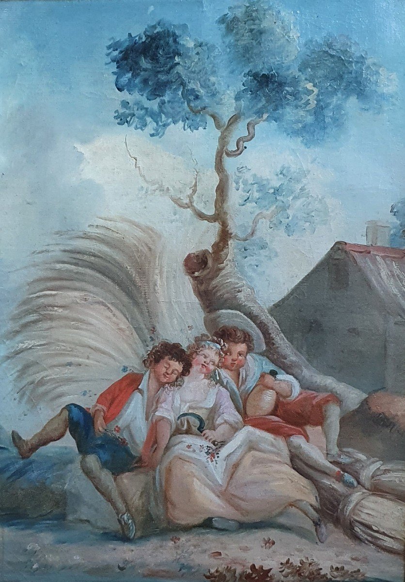 Country Scene Louis XVI Period-photo-2