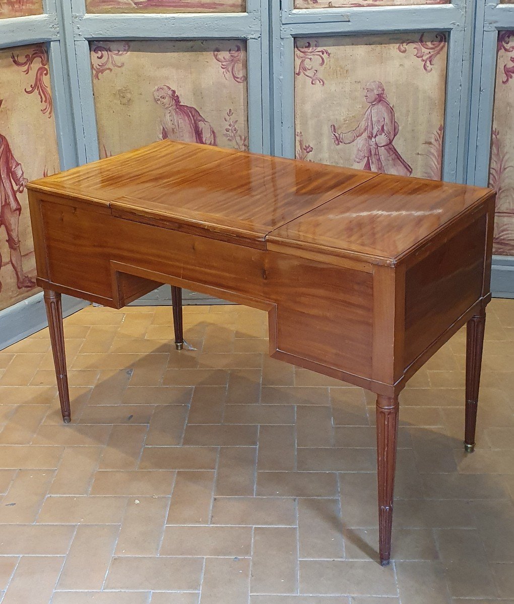 Louis XVI Mahogany Dressing Table-photo-2