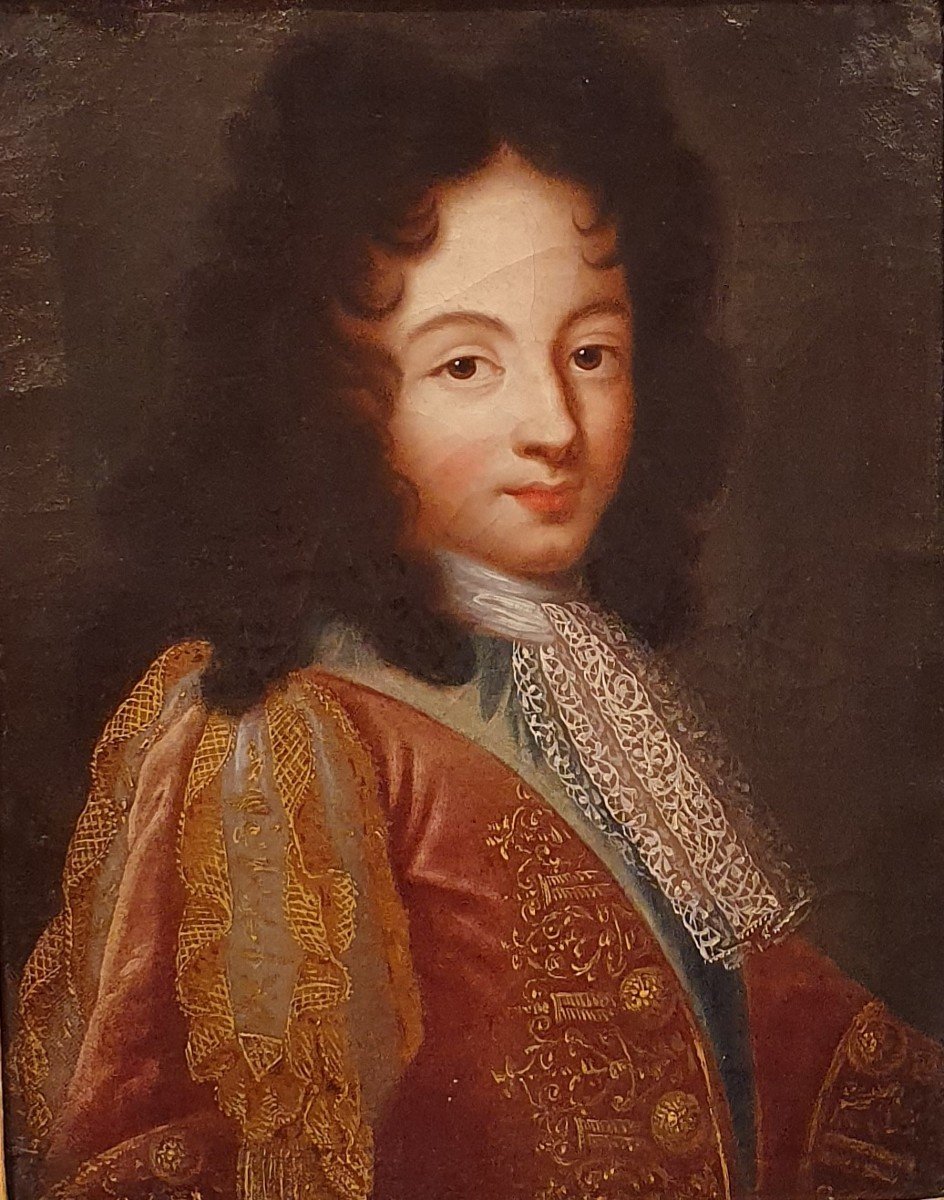 Portrait de Louis De France Epoque Régence-photo-2