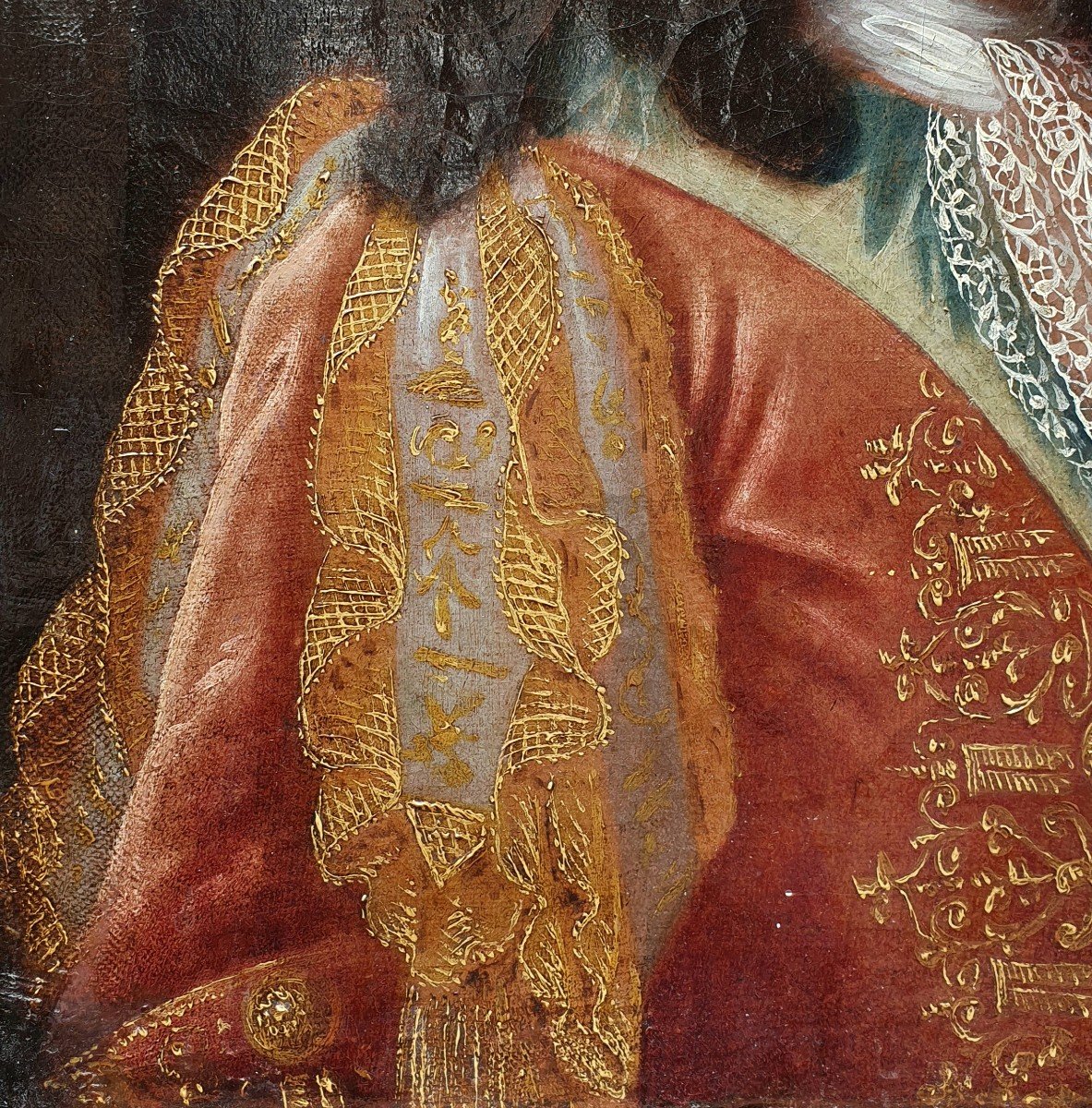 Portrait de Louis De France Epoque Régence-photo-3