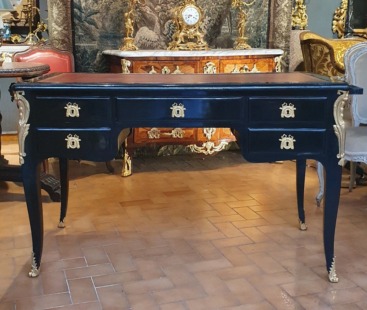 Louis XV Period Flat Desk-photo-2