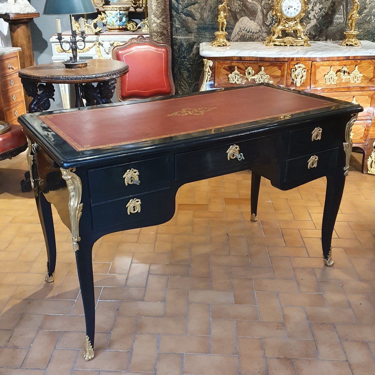 Louis XV Period Flat Desk-photo-2