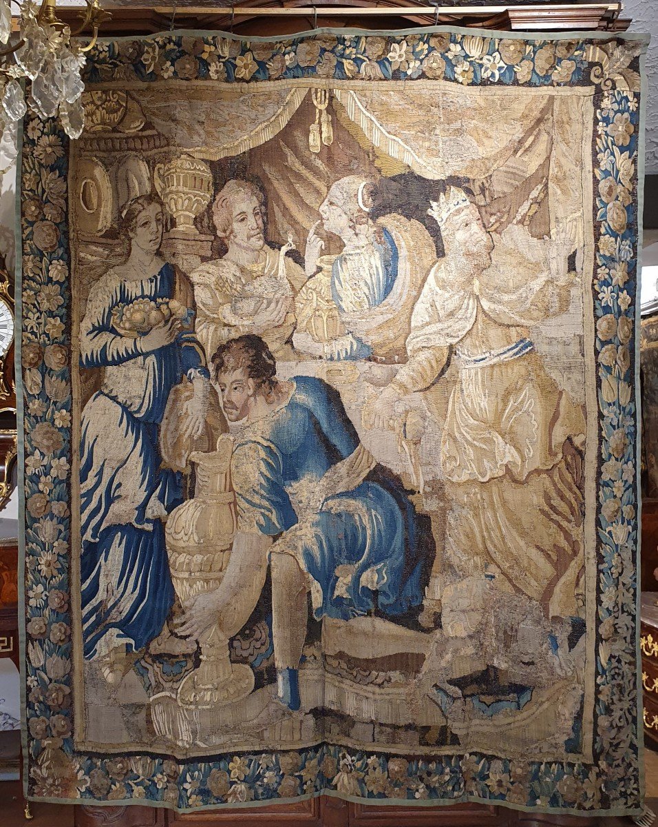 Tapisserie Aubusson Epoque Louis XIV