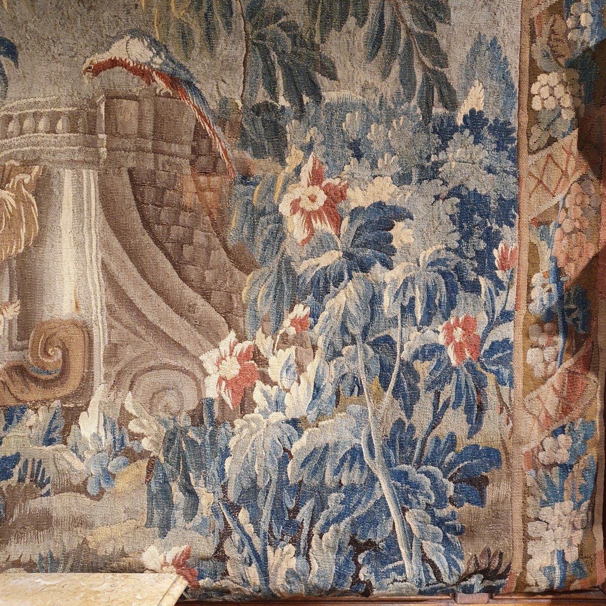 Tapisserie Aubusson Epoque Louis XV-photo-3