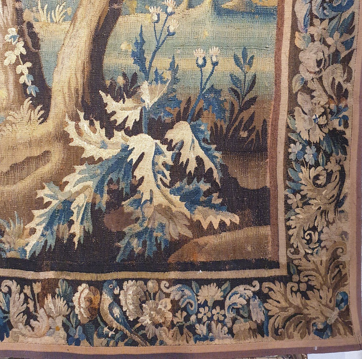 Tapisserie Aubusson Epoque Louis XIV-photo-3