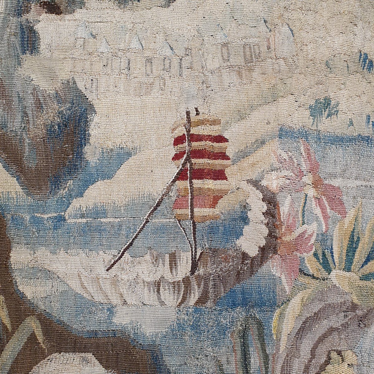 Aubusson Tapestry Louis XV Period-photo-3