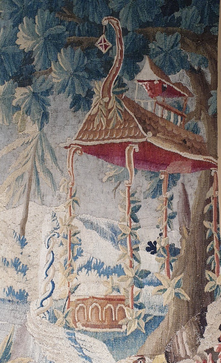 Aubusson Tapestry Louis XV Period-photo-1