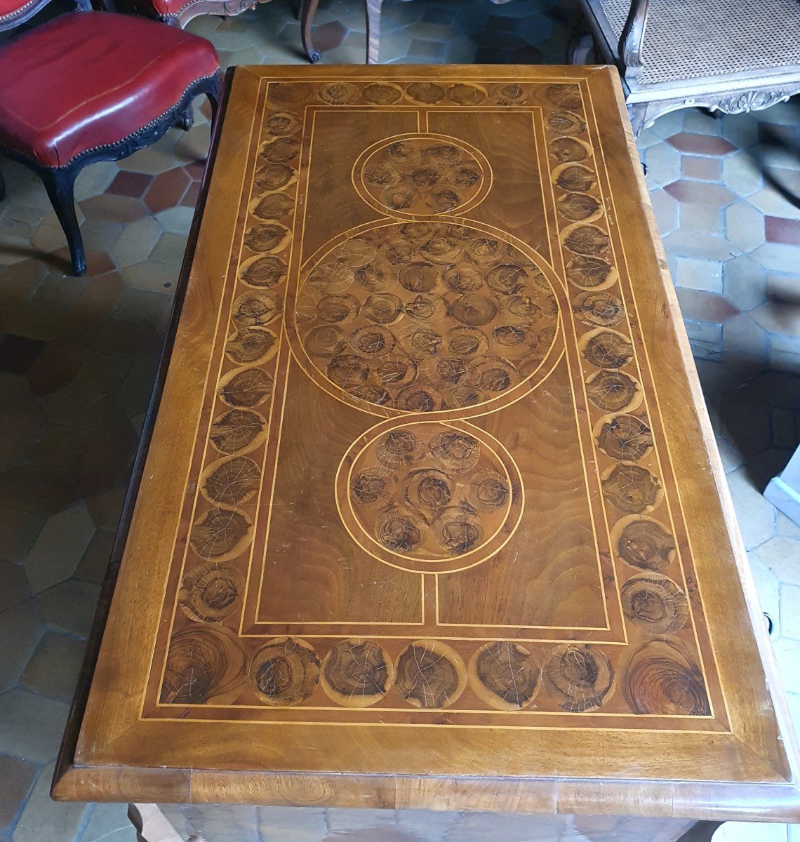 Bureau Mazarin Epoque Louis XIV-photo-3
