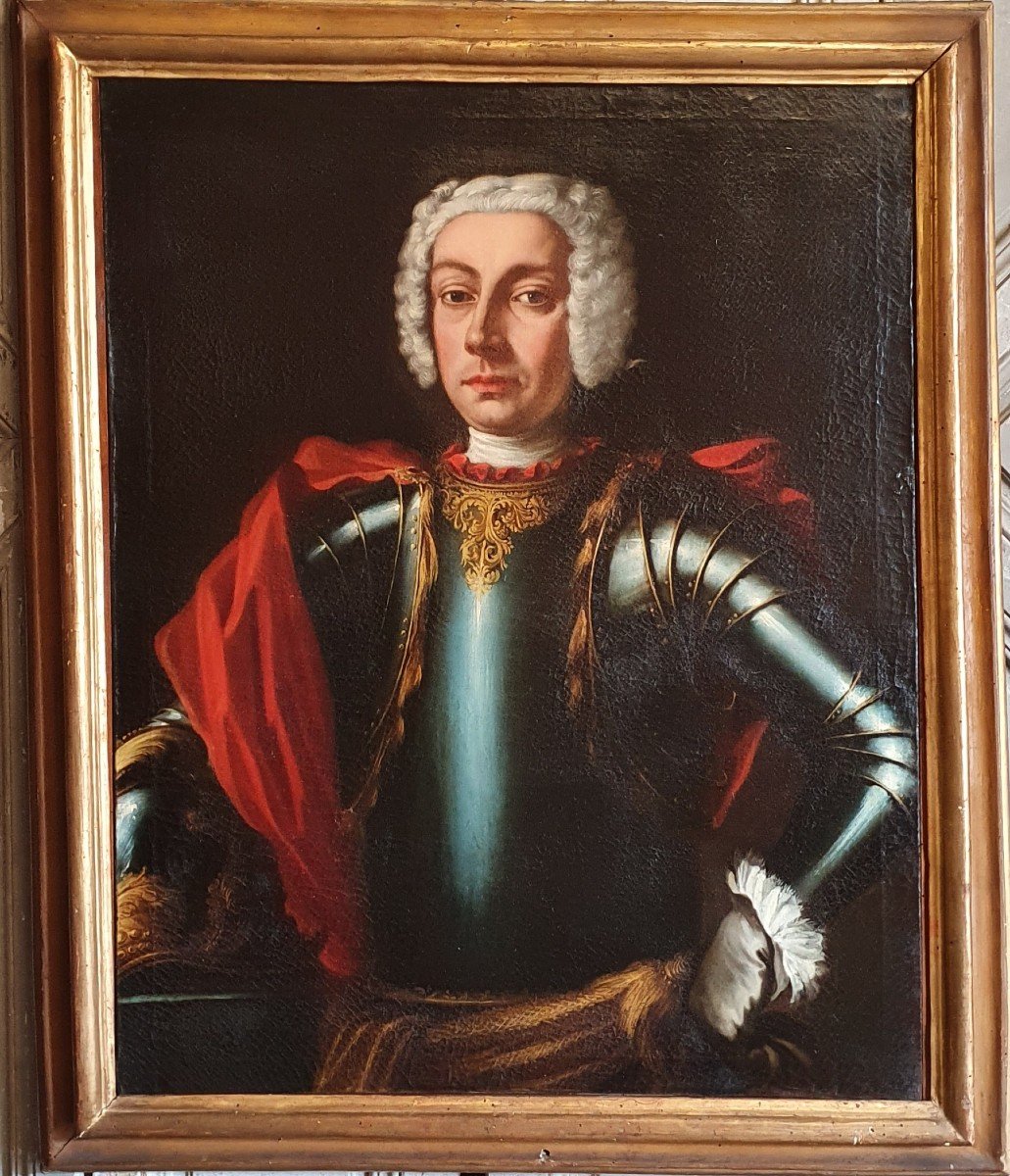 Potrait Présumé Du Prince Eugène De Savoie XVIIIème Siècle