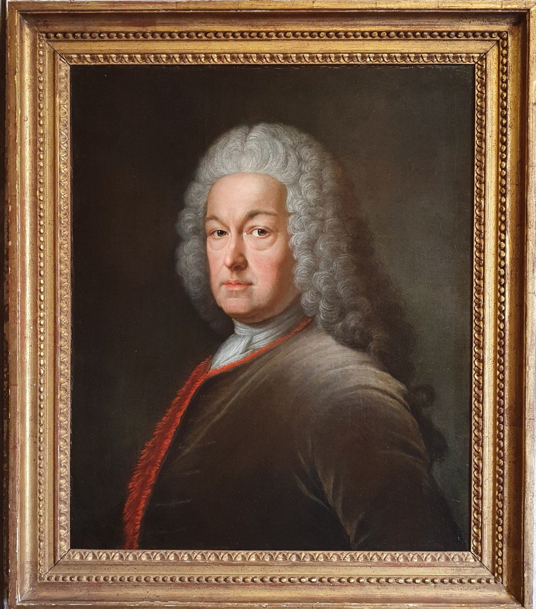 Portrait d'Un Homme Epoque Louis XV