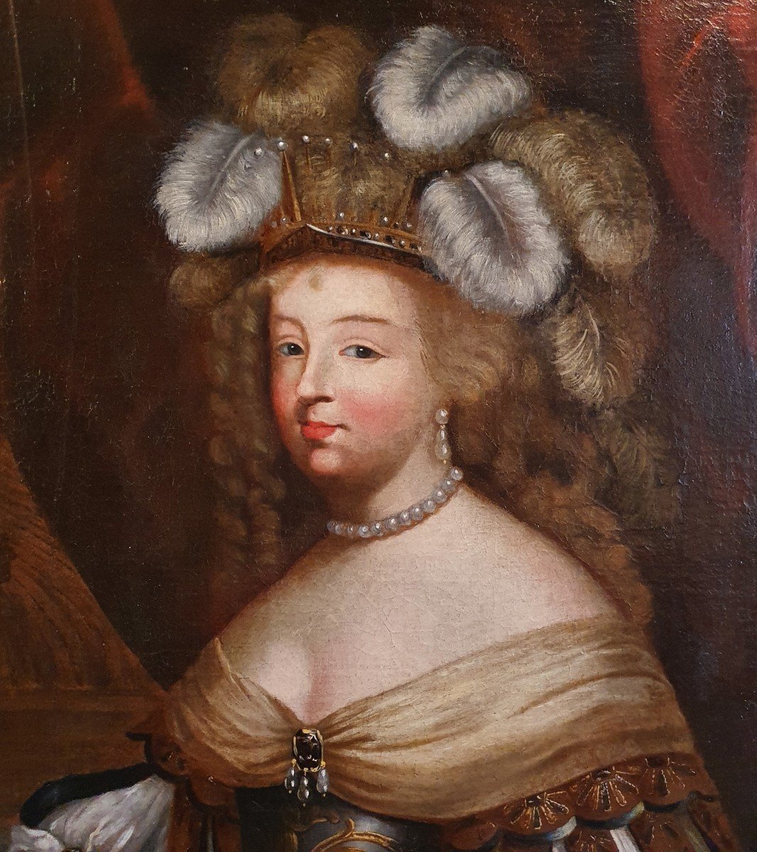 Portrait Pr sum De Madame De Montespan epoque Louis XIV