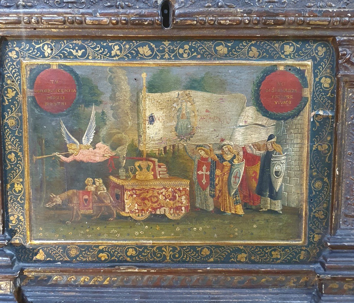 Rare Coffre Epoque XVIIème Siècle-photo-2