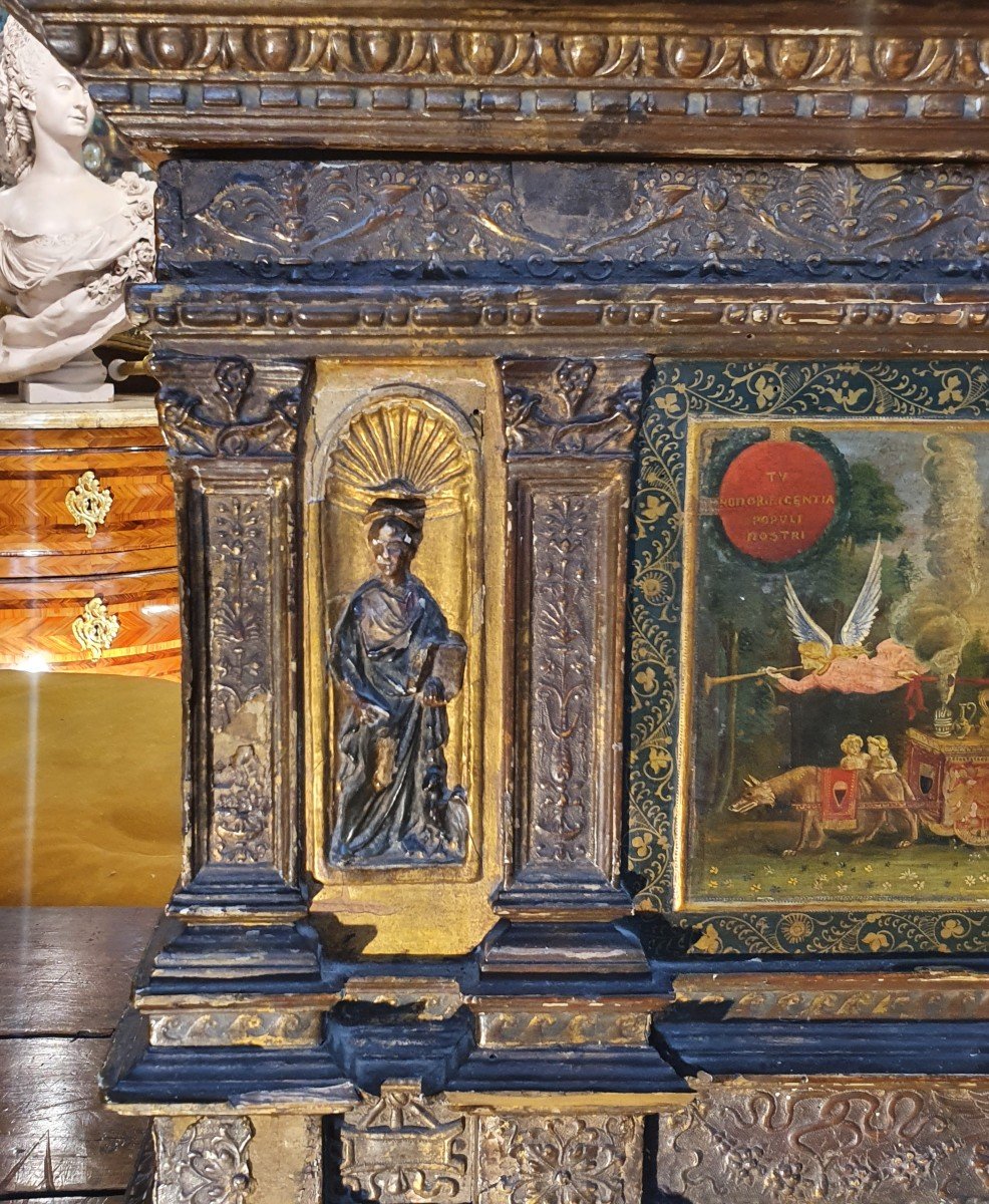 Rare Coffre Epoque XVIIème Siècle-photo-3
