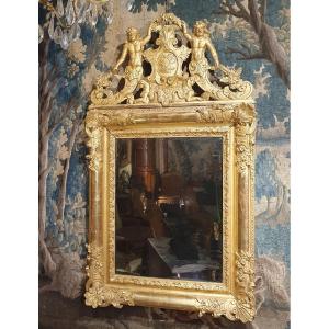 Regency Period Pediment Mirror