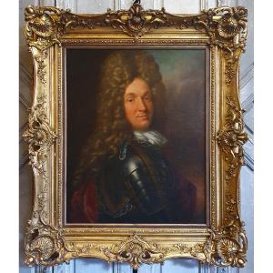 Portrait d'Homme En Armure Vers 1700