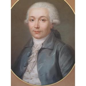 Beautiful Pastel Of Man Louis XVI Period