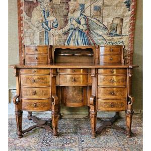 Important Bureau Mazarin Epoque Louis XIV