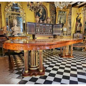 Important Renaissance Style Dining Room Table