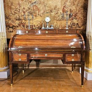 Important Louis XVI Period Cylinder Desk
