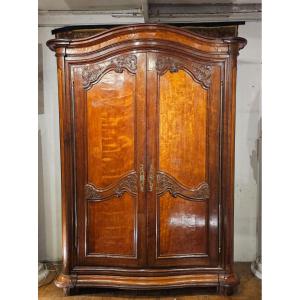 Curved Shaped Wardrobe Louis XV Period