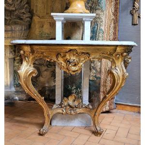 Rocaille Console Louis XV Period