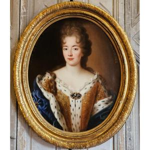Portrait De Le Duchesse De Lesdiguières Epoque Louis XIV