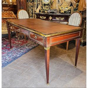 Important Flat Desk Louis XVI Period