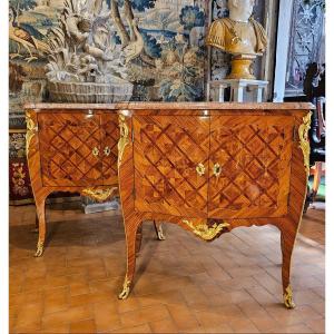 Pair Of Louis XV Period Commodes