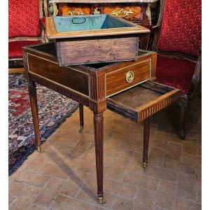 Rare Louis XVI Mahogany Jardiniere