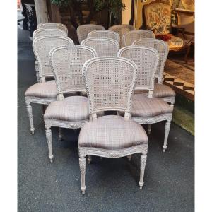 Suite De Douze Chaises De Style Louis XVI